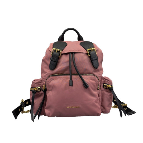 Burberry Medium Rucksack Backpack Nylon Pink Black Burberry Medium Rucksack Backpack Nylon Pink Black