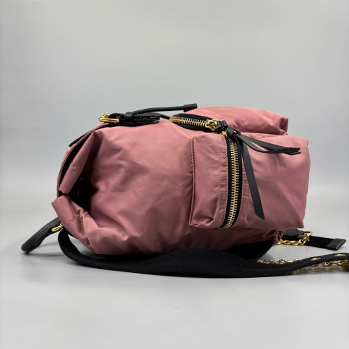 Burberry Medium Rucksack Backpack Nylon Pink Black Burberry Medium Rucksack Backpack Nylon Pink Black