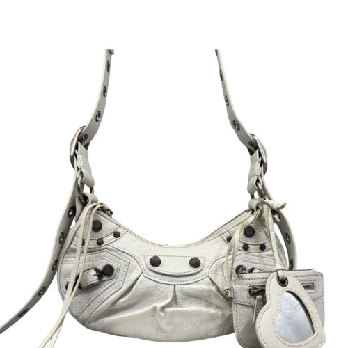 Balenciaga Le Cagole Xs Pull Up Leather White