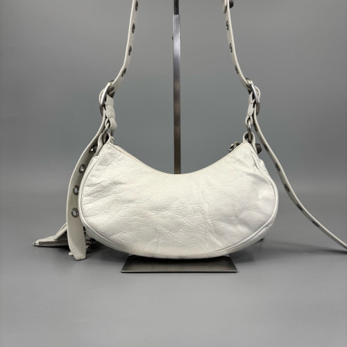 Balenciaga Le Cagole Xs Pull Up Leather White