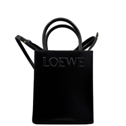 Loewe Sac Plat Calfskin Black