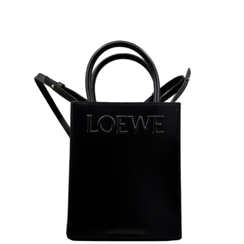 Loewe Sac Plat Calfskin Black