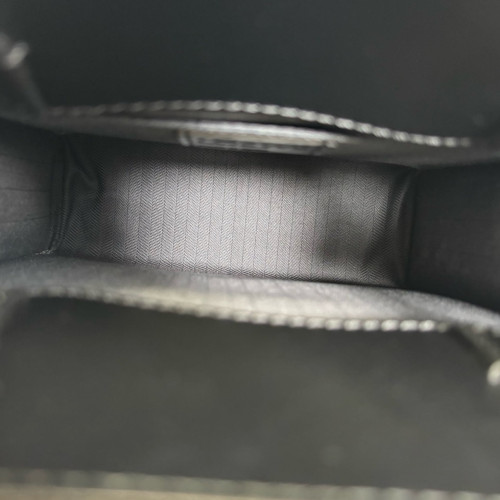 Loewe Sac Plat Calfskin Black