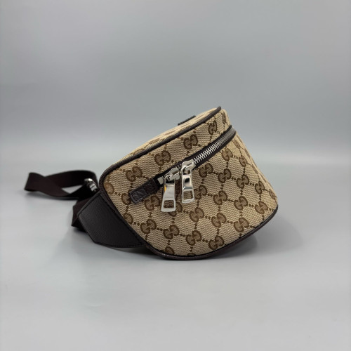 Gucci Bumbag GG Monogram Beige Brown Gucci Bumbag GG Monogram Beige Brown