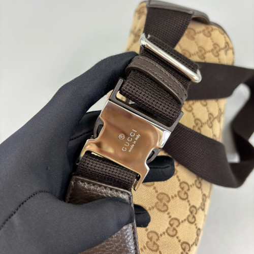 Gucci Bumbag GG Monogram Beige Brown Gucci Bumbag GG Monogram Beige Brown