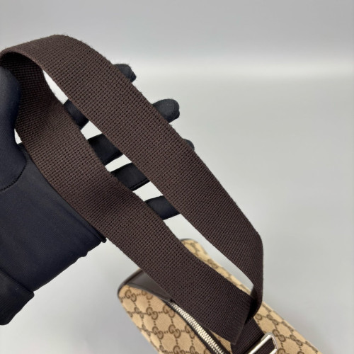 Gucci Bumbag GG Monogram Beige Brown Gucci Bumbag GG Monogram Beige Brown
