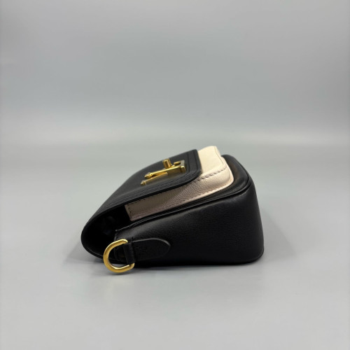 Louis Vuitton Lockme Tender Calfskin Black White