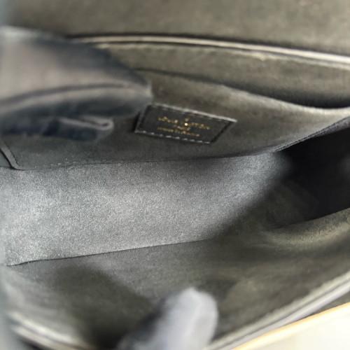Louis Vuitton Lockme Tender Calfskin Black White