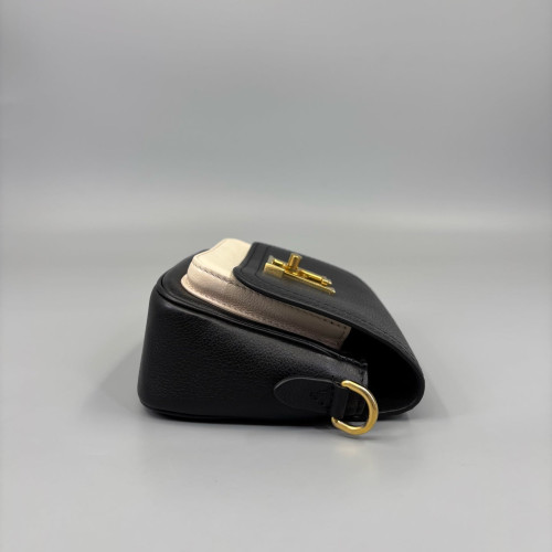 Louis Vuitton Lockme Tender Calfskin Black White