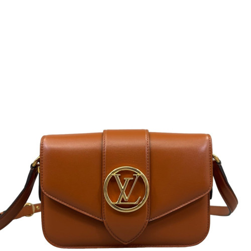 Louis Vuitton Pont 9 PM Calfskin Tan