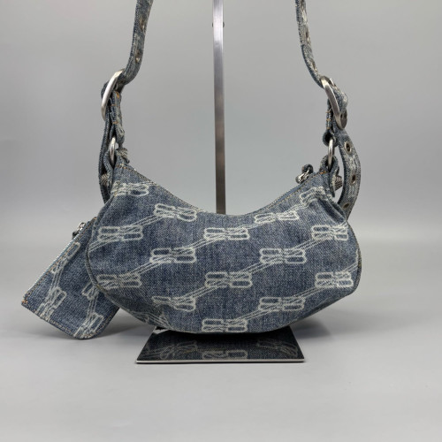 Balenciaga Mini City Denim Blue