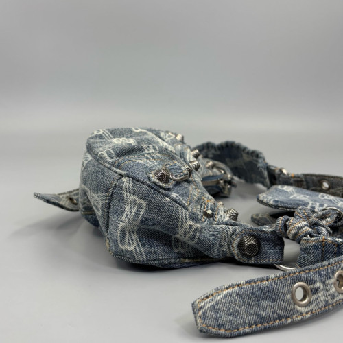Balenciaga Mini City Denim Blue