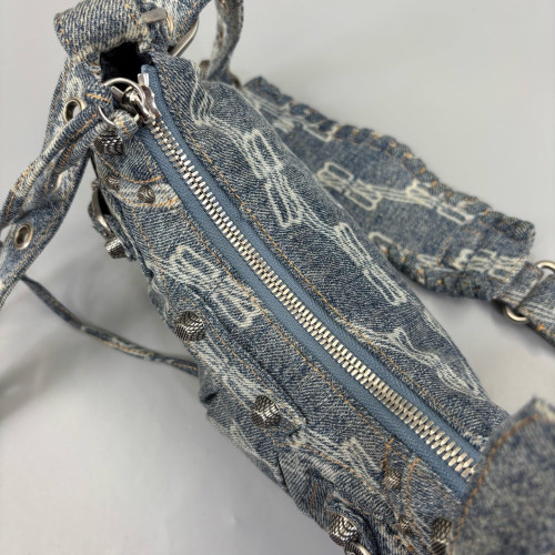 Balenciaga Mini City Denim Blue