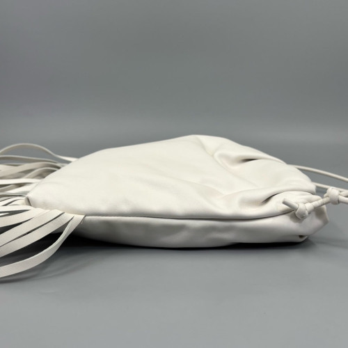 Bottega Veneta Shoulder Bag Calfskin White