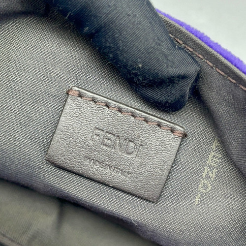 Fendi Baguette Velvet Calfskin Purple