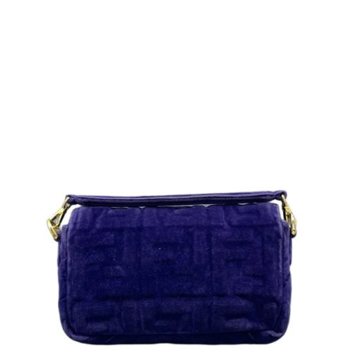 Fendi Baguette Velvet Calfskin Purple