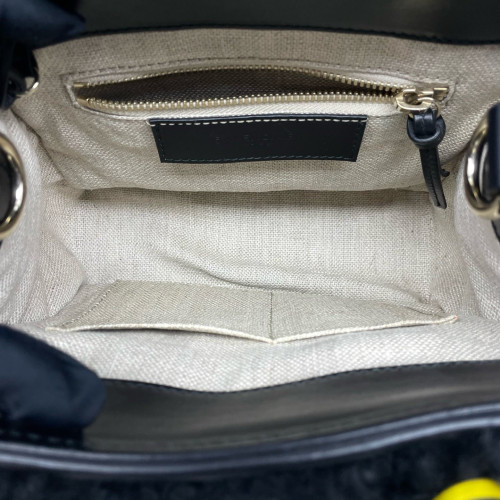 Balenciaga Shoulder Bag Bouclette Calfskin Black