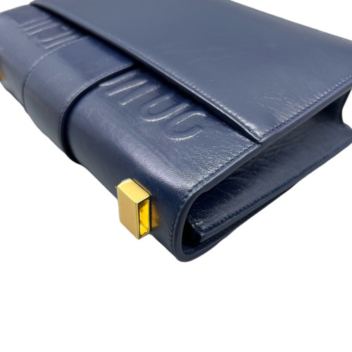 Dior 30 Montaigne Flap Bag Calfskin Dark Blue