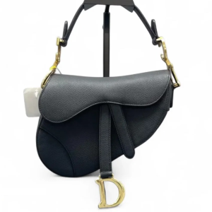 Dior Small Saddle Bag Grained Calfskin Black Dior Small Saddle Bag Grained Calfskin Black