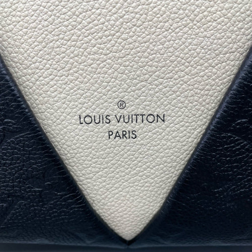 Louis Vuitton V Tote BB Taiga Black White Louis Vuitton V Tote BB Taiga Black White