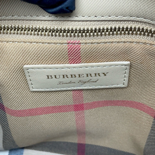 Burberry Medium Buckle Tote Calfskin Khaki