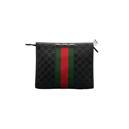 Gucci Web Clutch Guccissima Black Gucci Web Clutch Guccissima Black