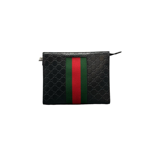 Gucci Web Clutch Guccissima Black Gucci Web Clutch Guccissima Black