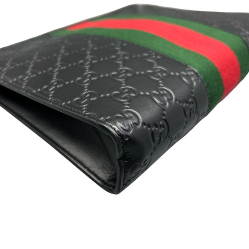 Gucci Web Clutch Guccissima Black Gucci Web Clutch Guccissima Black