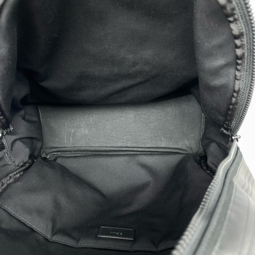 Dior Embroidered Rider Backpack Canvas Black