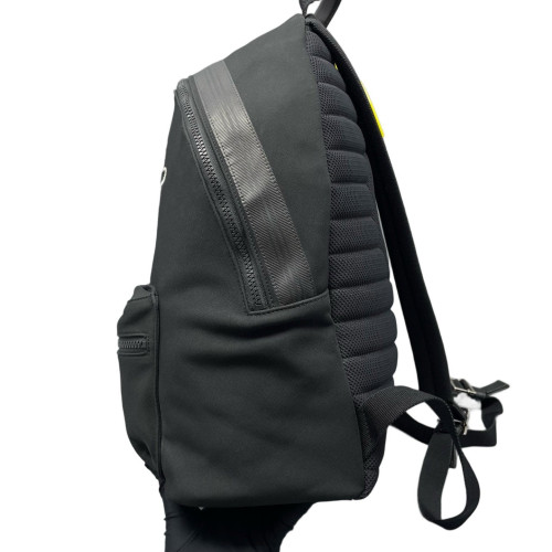Dior Embroidered Rider Backpack Canvas Black