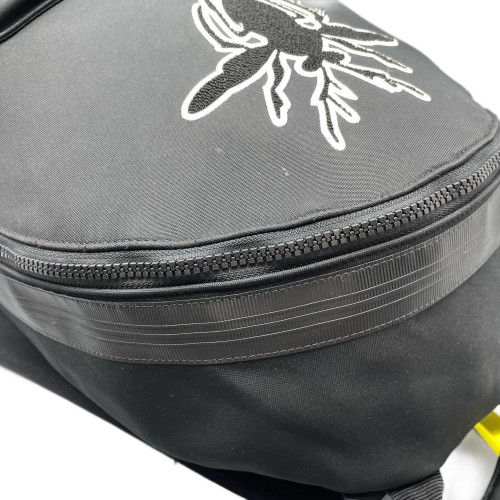 Dior Embroidered Rider Backpack Canvas Black