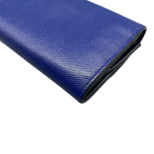 Dior Lady Dior Continental Wallet  Grained Calfskin Blue