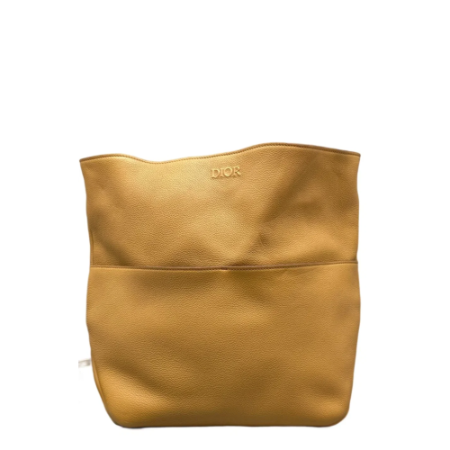 Dior Bucket Grained Calfskin Yellow