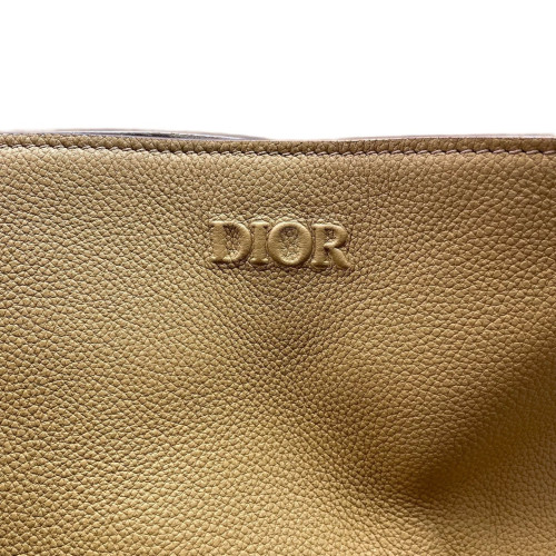 Dior Bucket Grained Calfskin Yellow