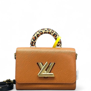 Louis Vuitton Twist Top Handle MM Epi Brown Black