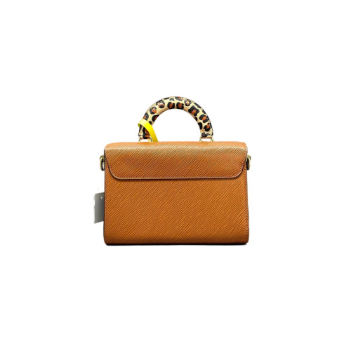 Louis Vuitton Twist Top Handle MM Epi Brown Black