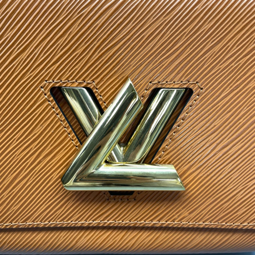 Louis Vuitton Twist Top Handle MM Epi Brown Black