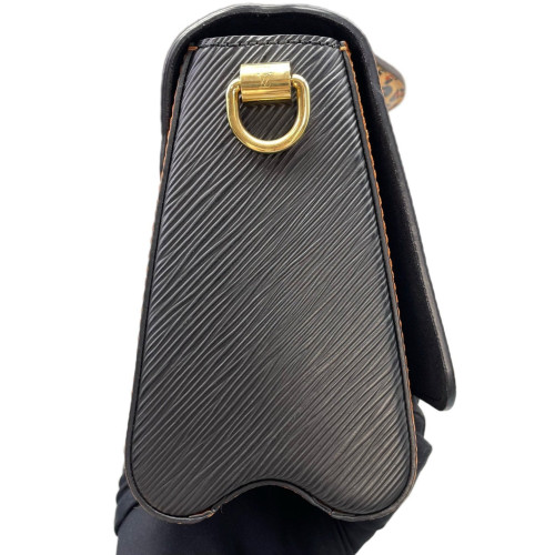 Louis Vuitton Twist Top Handle MM Epi Brown Black