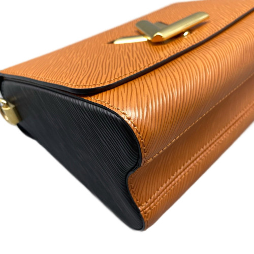 Louis Vuitton Twist Top Handle MM Epi Brown Black