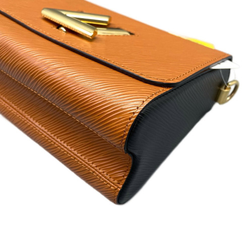 Louis Vuitton Twist Top Handle MM Epi Brown Black