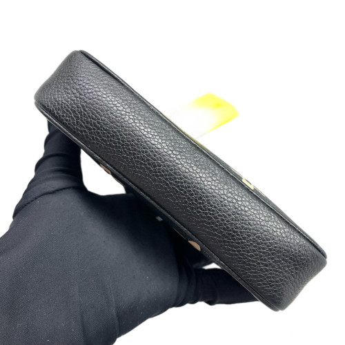 Louis Vuitton Mini Pochette Accessories Empreinte Monogram Giant Black White