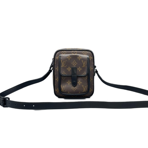 Louis Vuitton Christopher Wearable Wallet Monogram Brown Black