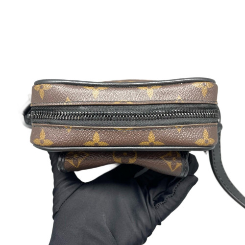 Louis Vuitton Christopher Wearable Wallet Monogram Brown Black