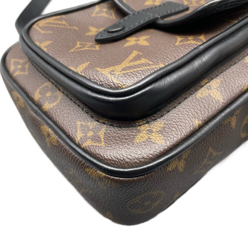 Louis Vuitton Christopher Wearable Wallet Monogram Brown Black