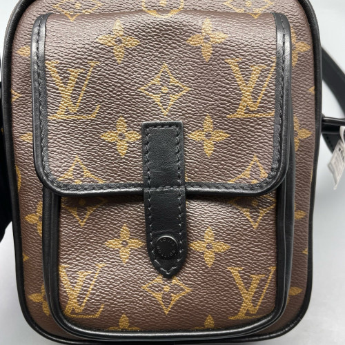 Louis Vuitton Christopher Wearable Wallet Monogram Brown Black