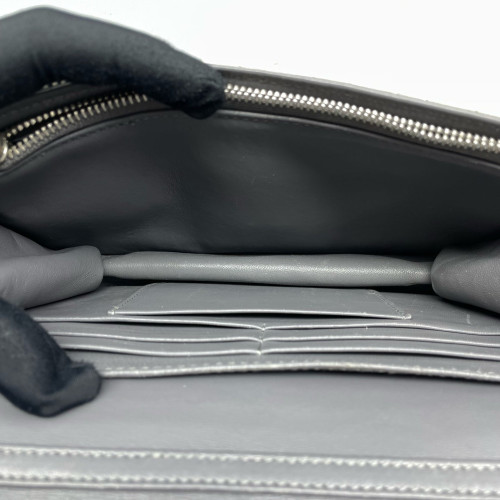 Dior Cannage Miss Dior Promenade Pouch Lambskin Grey