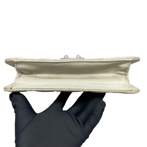 Dior Cannage Miss Dior Promenade Pouch Lambskin Grey