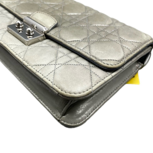 Dior Cannage Miss Dior Promenade Pouch Lambskin Grey