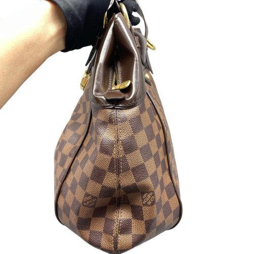 Louis Vuitton Sistina Shoulder Bag GM Damier Ebene Brown