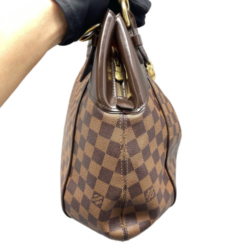 Louis Vuitton Sistina Shoulder Bag GM Damier Ebene Brown